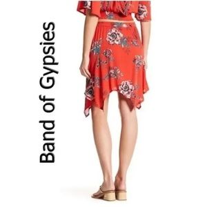 Band of gypsies floral skirt set